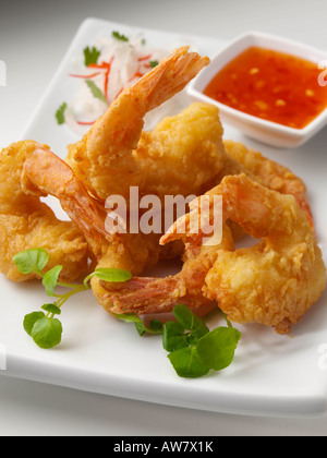 Chinesische angeschlagenen Garnelen redaktionelle Essen Stockfoto