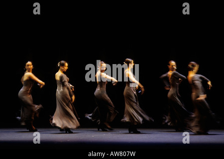 Spanien, Andalusien, Jerez.  Joaquin Grilo Truppe von Flamenco-Tänzer Stockfoto