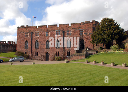 Shrewsbury Castle in Shropshire Stockfoto