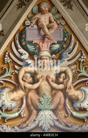 Cremona Italien Mannersist Fresken in der Kirche San Sigismondo Stockfoto
