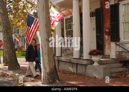 USA-Chestertown historisches Haus Stockfoto