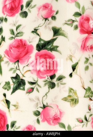 Chintz Design Pattern Keramik Keramik Geschirr von Krone von Burslem Stoke-on-Trent nur zu redaktionellen Zwecken Stockfoto