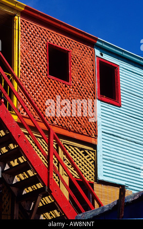 Caminito Straße, Stadtteil La Boca. Buenos Aires. Argentinien. Stockfoto