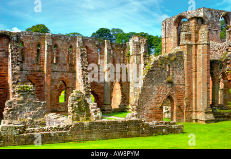 Furness Abbey, in der Nähe von Furness, Cumbria UK Stockfoto