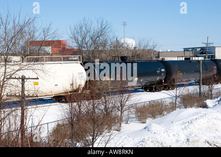 Tanker Waggons Stockfoto