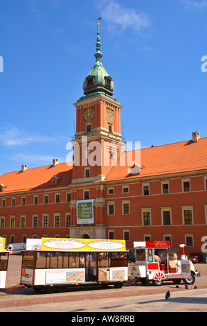 Plac Zamkowy Schlossplatz im Zentrum von Warschau die Hauptstadt von Polen EU Stockfoto