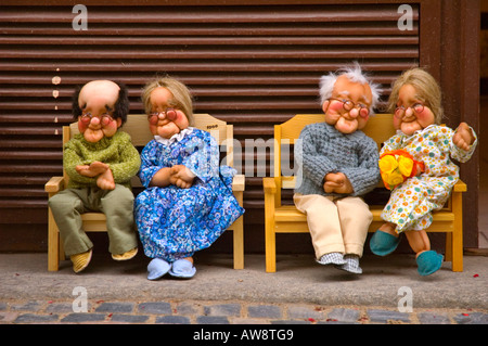 Puppen in Prag die Hauptstadt der Tschechischen Republik Stockfoto