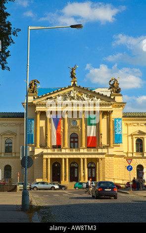 Statni Oper der Staatsoper in Wilsonova Straße im zentralen Prag Tschechien EU Stockfoto