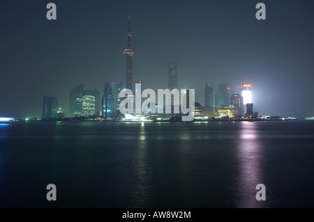 Skyline von Pudong Bezirk in Shanghai Völker Republic Of China VR China Stockfoto