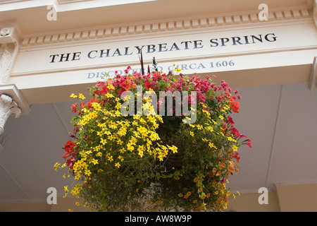 Schwefelquelle Feder auf den Pantiles, Royal Tunbridge Wells Stockfoto