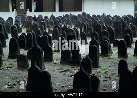 Friedhof auf Malé auf den Malediven Stockfoto