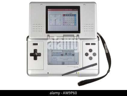 Nintendo DS dual-Screen Hand gehaltenen Gaming-Spielzeug Stockfoto