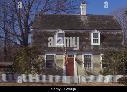 Justin Smith Haus Old Lyme Connecticut kolonialen Periode New England aus dem frühen 1700er mit Gambreldach Stockfoto