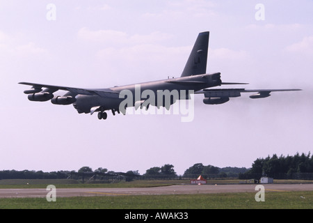 Boeing B - 52H Stratofortess, betrieben von der US Air Force RAF Fairford abfliegen Stockfoto