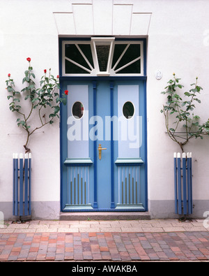 DE - Schleswig-Holstein: Haus Detail in Friedrichstadt Stockfoto