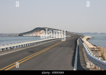 Hoopersville Insel Straßenbrücke von Süden gesehen Stockfoto