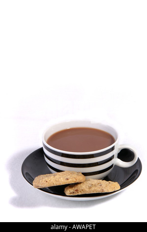 Keks Kaffee Tasse Kakao heißer Schokolade Plätzchen Cookie cookies Stockfoto