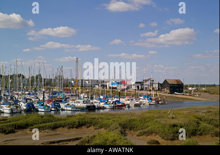 Boote in Tollesbury marina Stockfoto