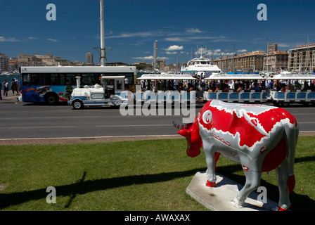 alten Hafen Marseille Frankreich Stockfoto