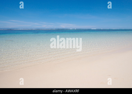 Lalomanu Beach, in der Nähe der südöstlichen Spitze von Upolu, West-Samoa. Stockfoto