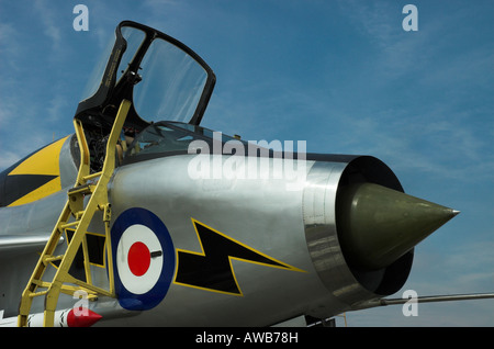 English Electric Lightning T5 auf Asphalt Stockfoto