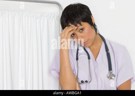 Porträt der weiblichen Gesundheit Praktiker Stockfoto