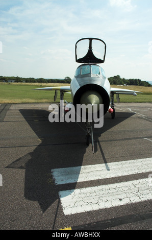 English Electric Lightning T5 auf Asphalt Stockfoto