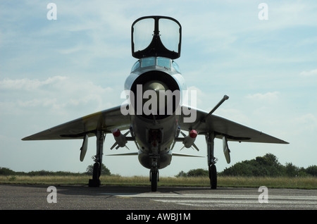 English Electric Lightning T5 auf Asphalt Stockfoto