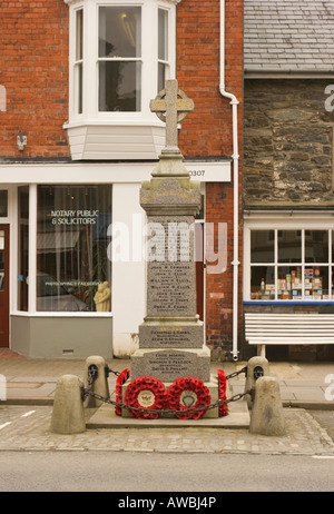 Bala War Memorial, Gwynedd, Nordwales Stockfoto