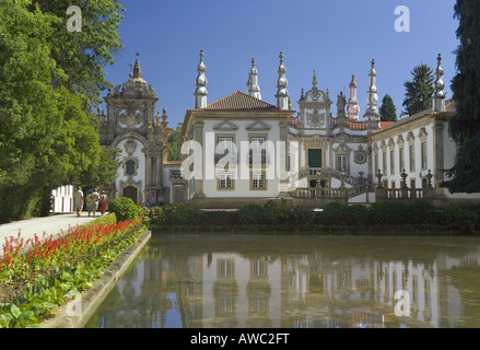 Tras-os-Montes District, in der Nähe von Vila Real, Mateus-Palast, die Solar De Mateus, Stockfoto