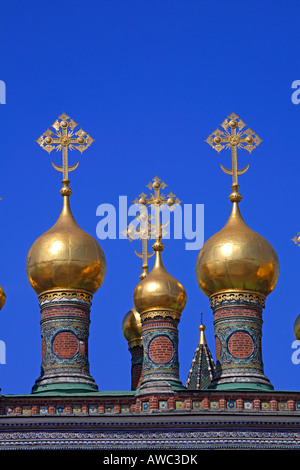 Russland, Moskau, Kreml, Kuppeln der Terem-Palast Stockfoto