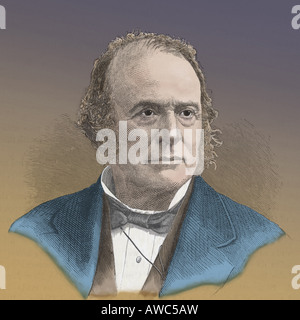 Naturforscher, Zoologe und Paläontologe, Geologe Jean Louis Rodolphe Agassiz. 1807 1873 Stockfoto