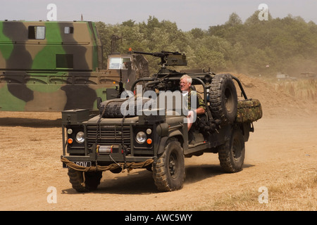 Britische Armee Landrover Stockfoto