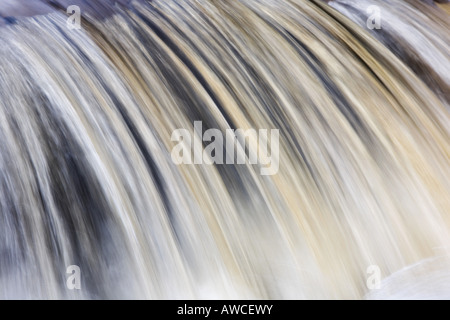 Abstrakte Wasserfälle, Keld, Yorkshire Dales. UK Stockfoto