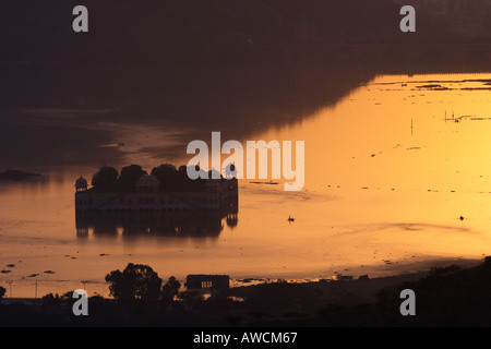 SOM40344 Jal Mahal Nahargarh Jaipur Rajasthan Indien Stockfoto