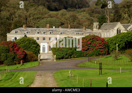 Boconnoc Haus Cornwall Frühjahr 2005 Stockfoto