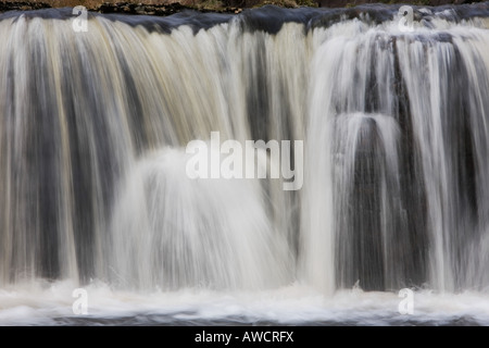 Abstrakte Wasserfälle, Keld, Yorkshire Dales. UK