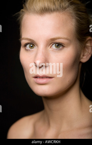 Porträt von blonde Frau Stockfoto