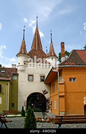 Catherines Tor, Sehenswürdigkeit in Brasov, Siebenbürgen, Rumänien, Europa Stockfoto
