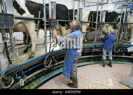 Melkanlage, Baden-Württemberg, Deutschland Stockfoto