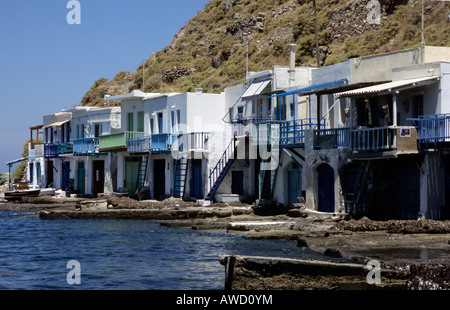 Angeln Stadt Klima, Milos, Kykladen, Griechenland, Europa Stockfoto