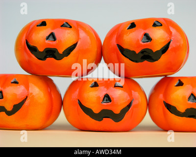 Happy Halloween, Kürbisgewächse Stockfoto