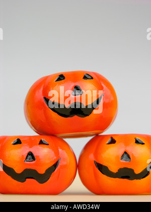 Happy Halloween, Kürbisgewächse Stockfoto