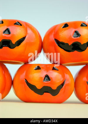 Happy Halloween, Kürbisgewächse Stockfoto