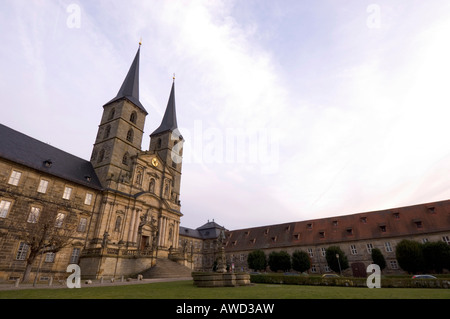 Benediktiner-Kloster Michaelsberg (Benediktinerkloster St. Michael), Bamberg, obere Franken, Bayern, Deutschland, Europa Stockfoto