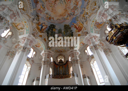 Kirche der Wallfahrt, Steinhausen, Baden Württemberg, Deutschland, Europa Stockfoto