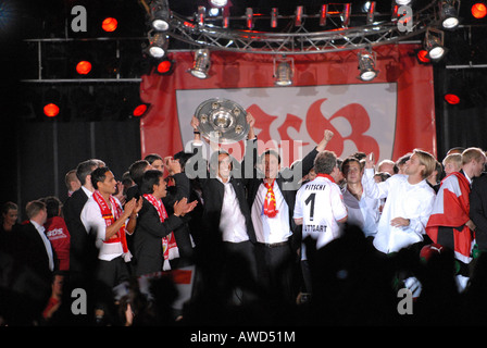 Feste, VfB Stuttgart-Fußball-Verein, Bundesliga-Meister 2007, Stuttgart, Baden-Württemberg, Deutschland, Europa Stockfoto