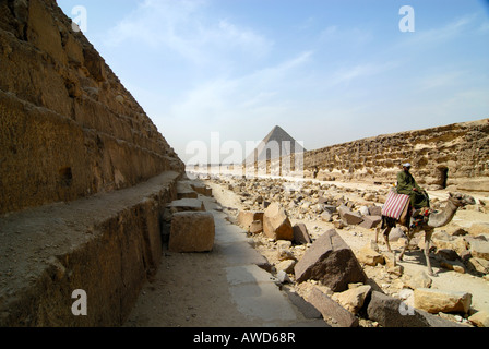 Pyramiden von Gizeh, Kairo, Ägypten, Afrika Stockfoto
