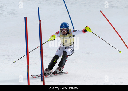 FIS Ski Weltcup, Slalom Männer, Benjamin Raich, Österreich, Kandahar-Rennen, Garmisch-Partenkirchen, Bayern, Deutschland Stockfoto