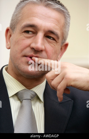 Porträt des Kaufmanns Stockfoto